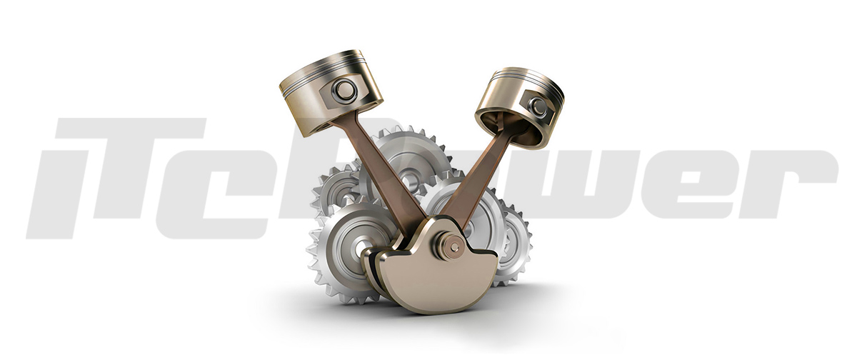 What kind of environment does the diesel generator piston work under?