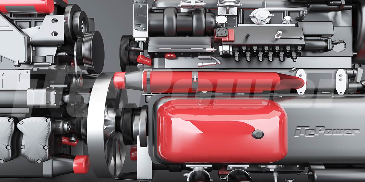 What are the components of diesel generator sets and their functions?