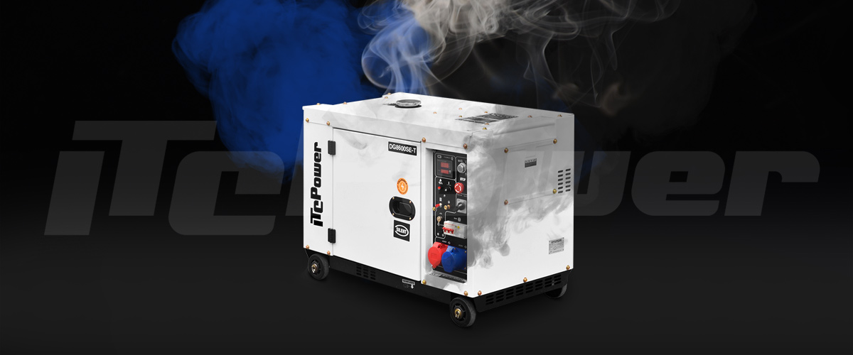 How to identify the fault of diesel generator by smoke color?