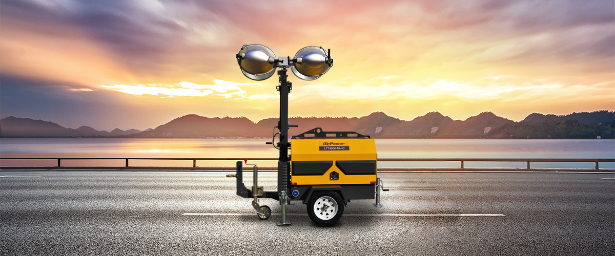 Versatile wayfinding: Diesel Generator Lighting Tower