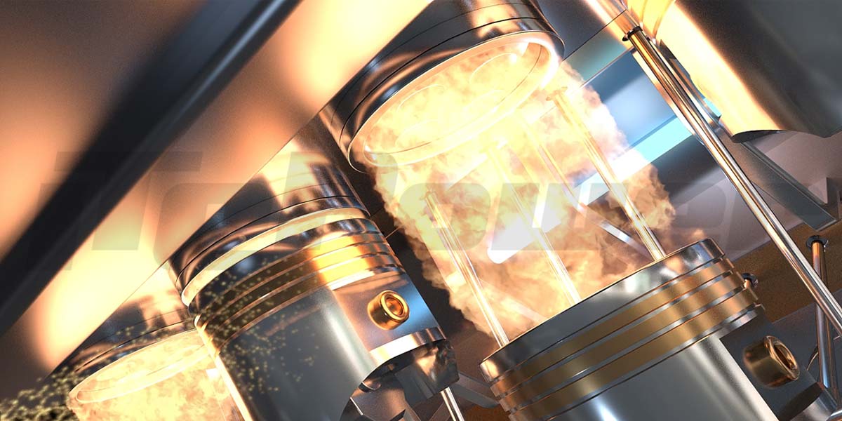 What role can the piston ring and piston pin of a diesel generator play?