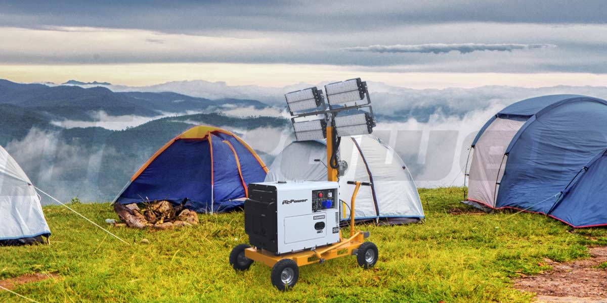 Installation Method Of Diesel Generator Portable Mobile Light Tower