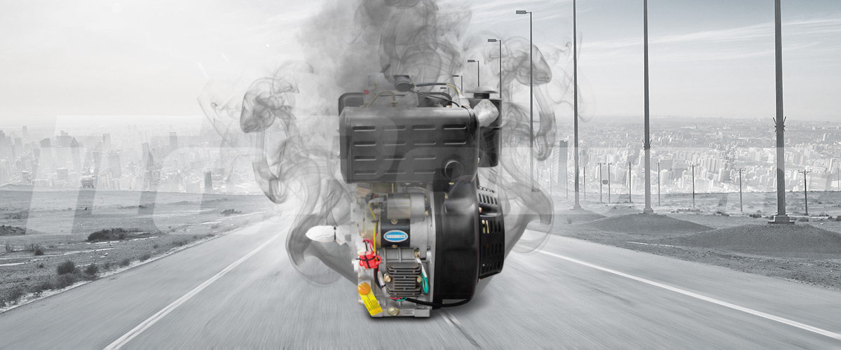 What is problem of no smoke from starting diesel engine?