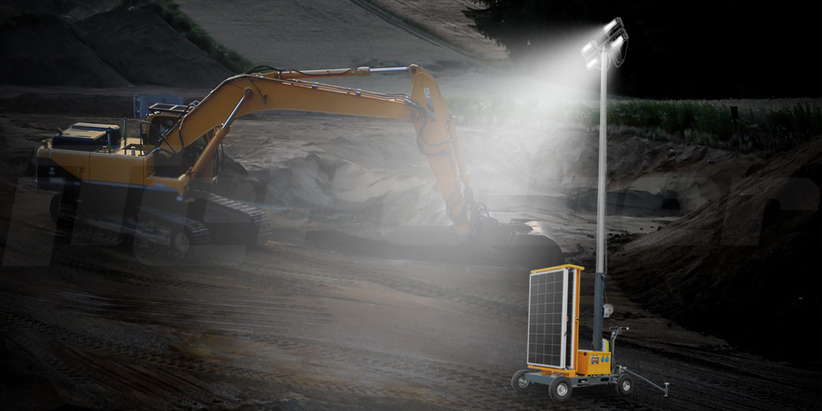 The composition and maintenance of solar light tower
